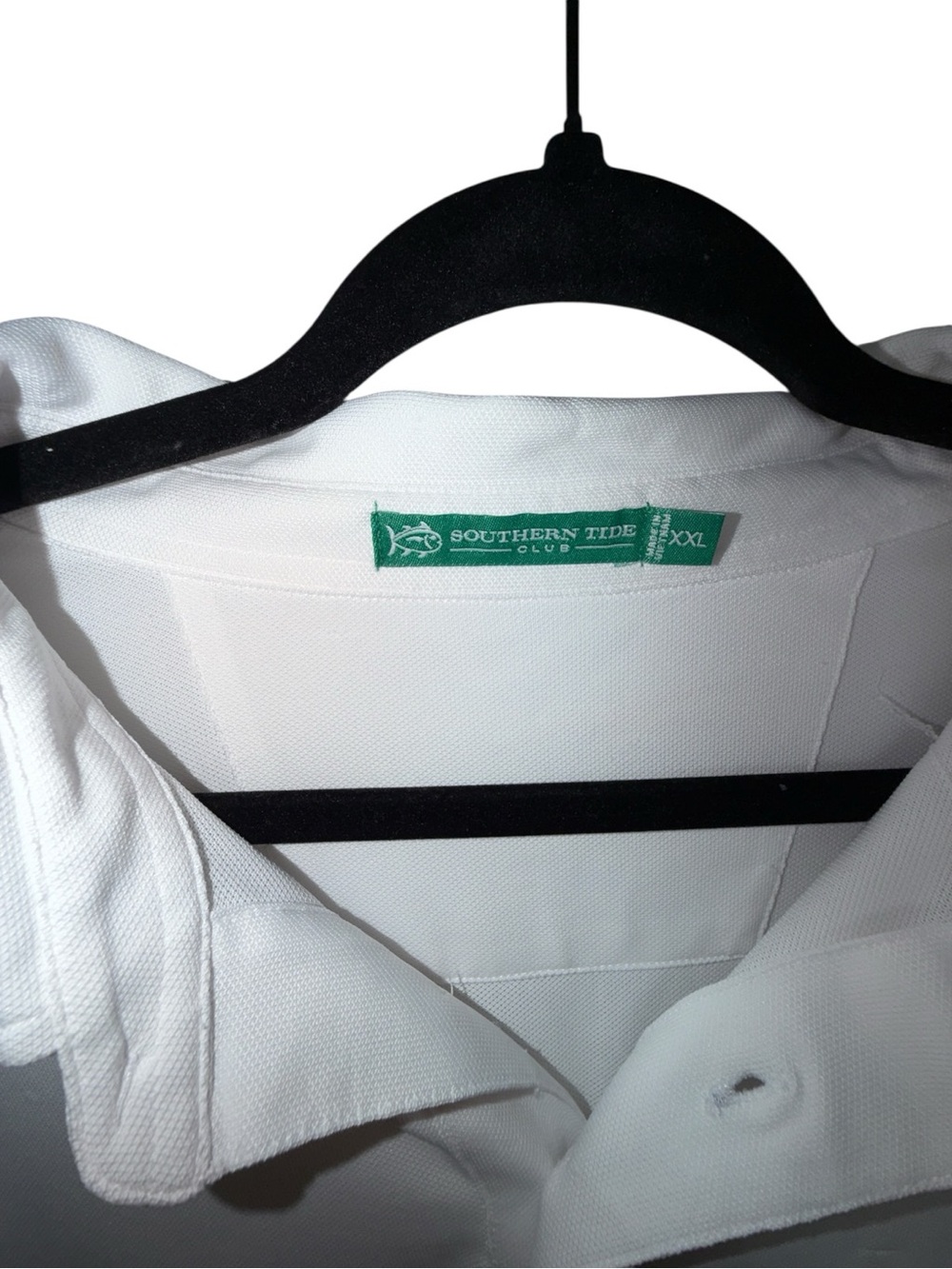 Southern Tide White Short-Sleeve Polo - Picture 4 of 5